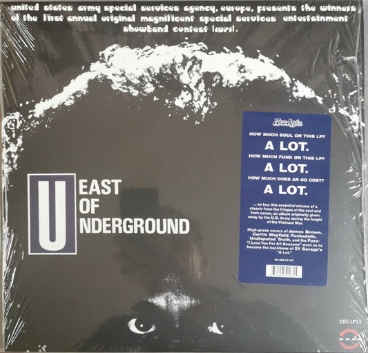 East Of Underground : East Of Underground  (LP, Album, RE)