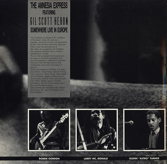 Gil Scott Heron And His Amnesia Express* : Tales Of Gil Scott Heron (2xLP, Album)