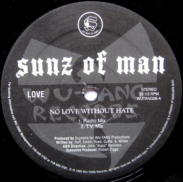 Sunz Of Man : No Love Without Hate (12")