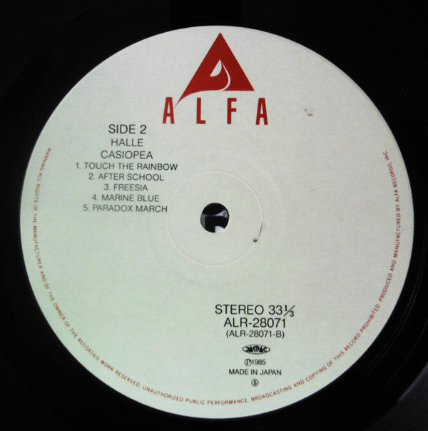 Casiopea : Halle (LP, Album)