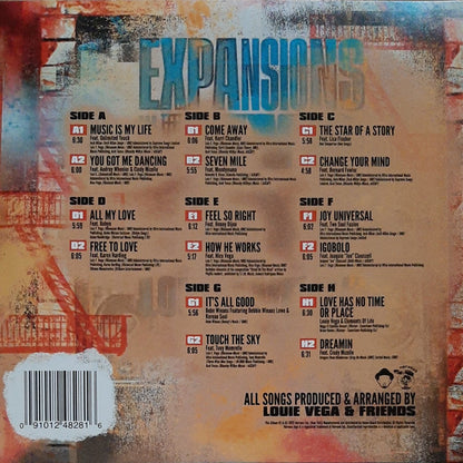 Louie Vega : Expansions In The NYC (4x12", Album)