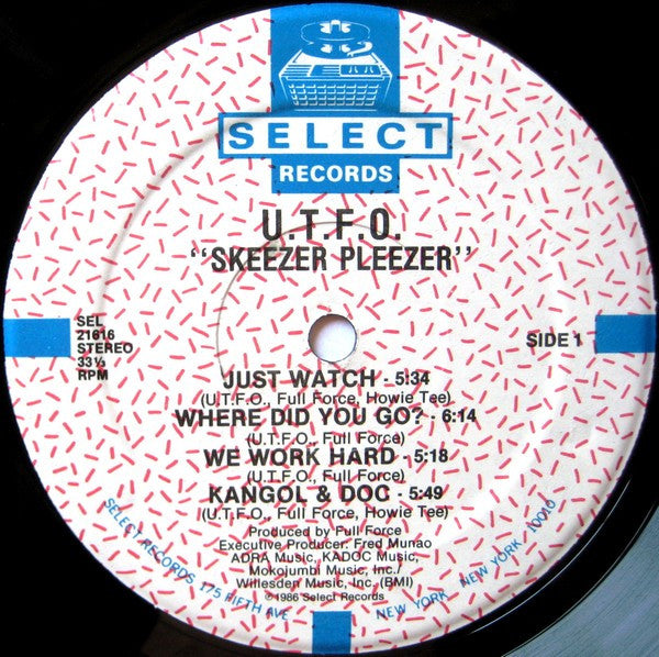 U.T.F.O.* : Skeezer Pleezer (LP, Album)