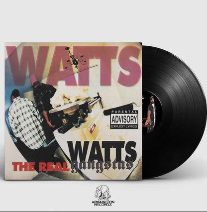 Watts Gangstas : The Real (LP, Album, Ltd, Num, RE, 180)