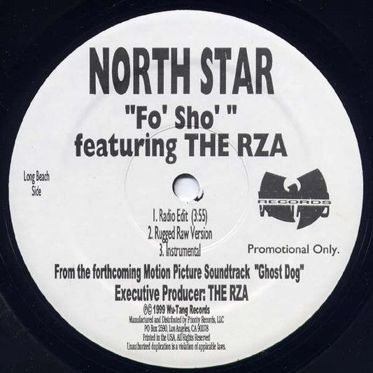North Star / Black Knights : Fo' Sho / Zip Code (12", Promo)