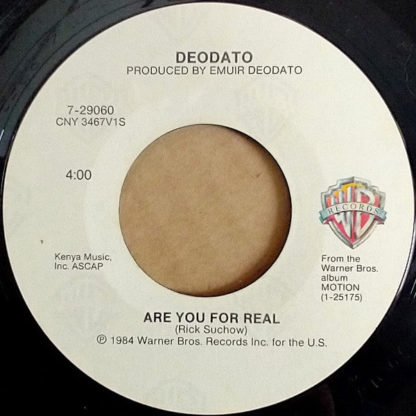 Deodato* : Are You For Real / Motion (7", Single)