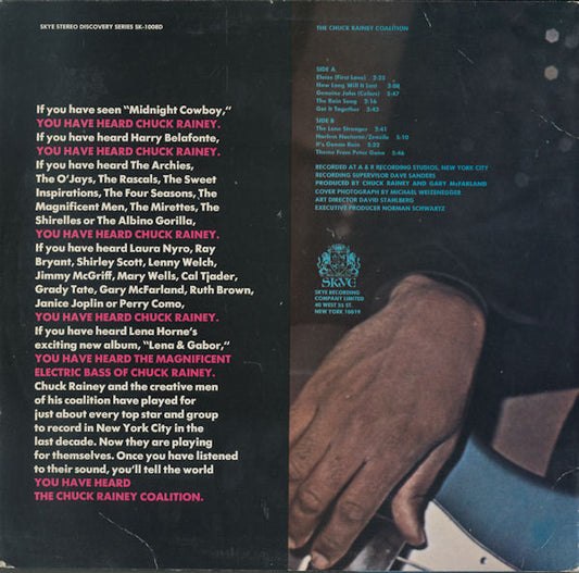 The Chuck Rainey Coalition : The Chuck Rainey Coalition (LP, Album)