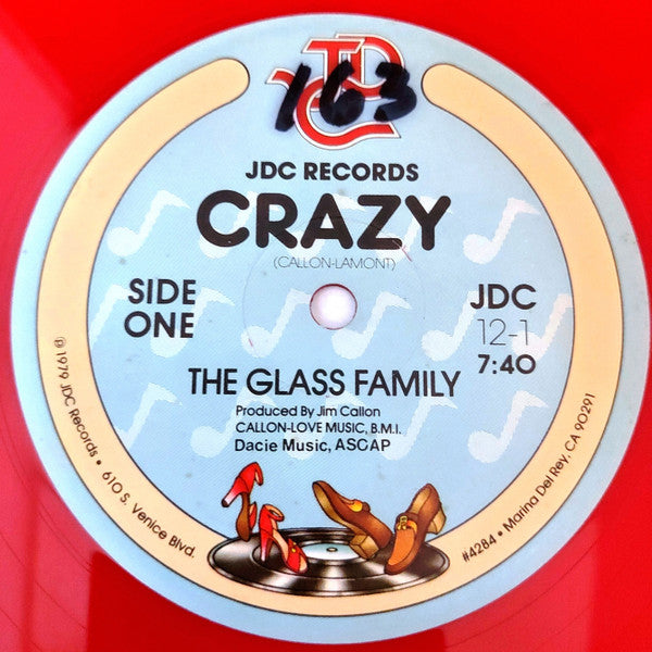 The Glass Family : Crazy / Disco Concerto (12", Red)