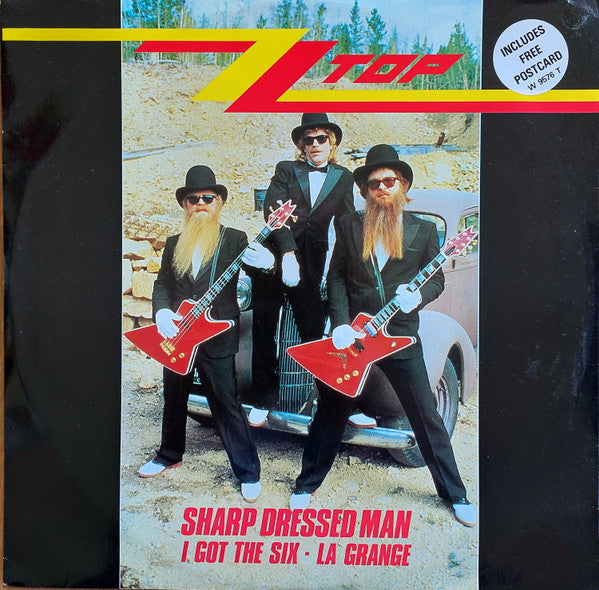 ZZ Top : Sharp Dressed Man (12", Single, Pos)