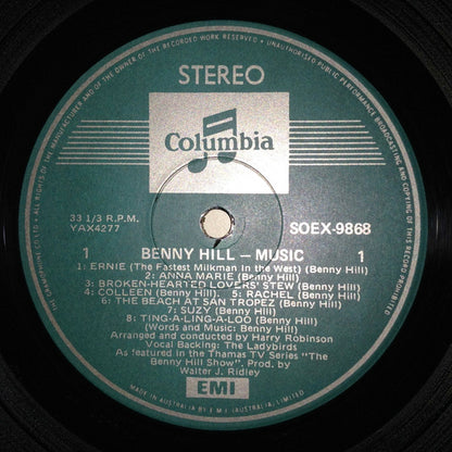 Benny Hill : Words And Music (LP, Comp)