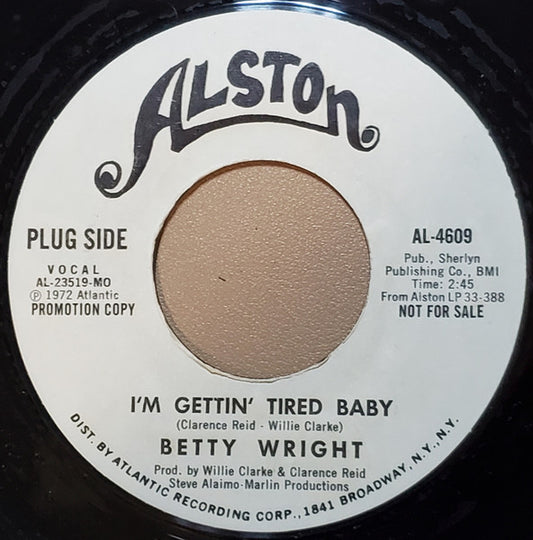 Betty Wright : If You Love Me Like You Say You Love Me  (7", Single, Promo, MO )