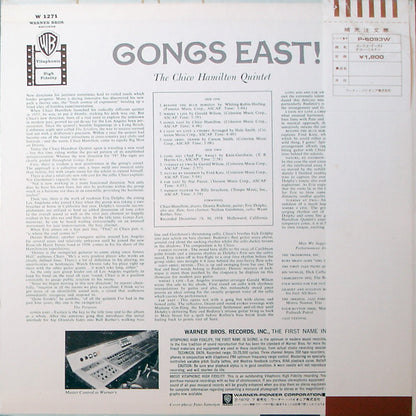 The Chico Hamilton Quintet : Gongs East! (LP, Album, RE)