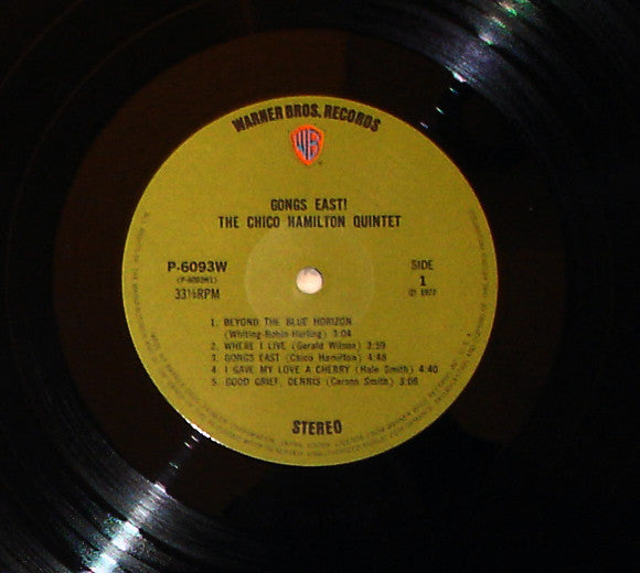 The Chico Hamilton Quintet : Gongs East! (LP, Album, RE)