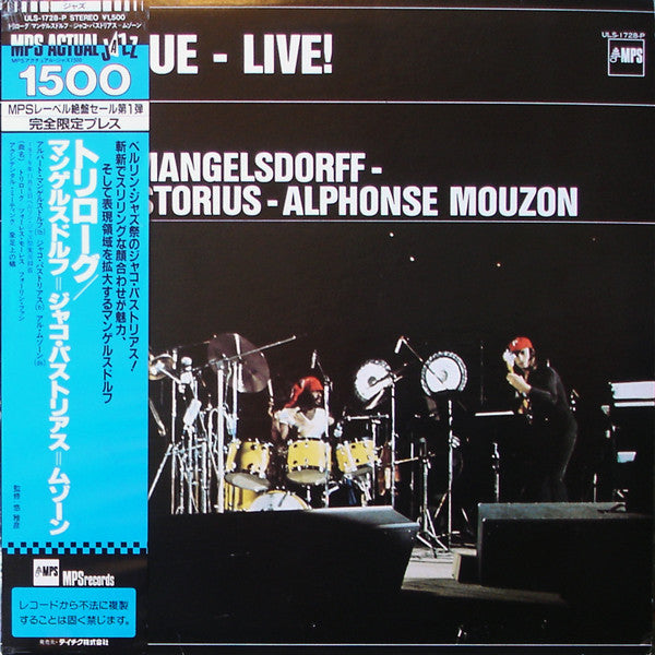 Albert Mangelsdorff - Alphonse Mouzon - Jaco Pastorius : Trilogue - Live At The Berlin Jazz Days (LP, Album)