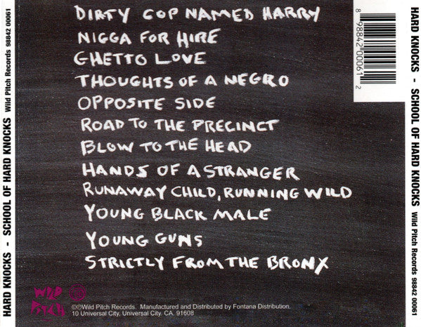 Hard Knocks : School Of Hard Knocks (CD, Album, RE)