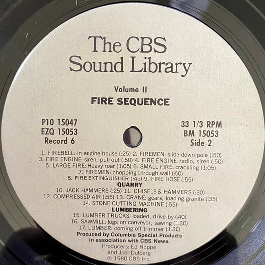 No Artist : Volume II Naval Vessels/Fire Sequence (LP)