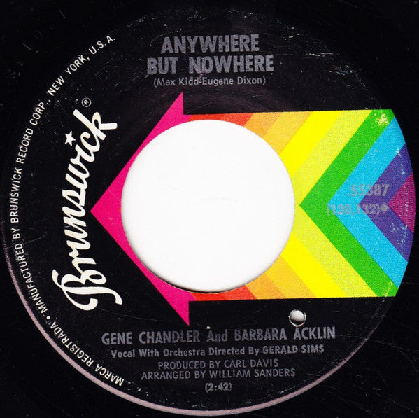 Gene Chandler And Barbara Acklin : From The Teacher To The Preacher (7", Single, ◆Pi)