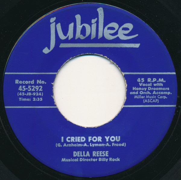 Della Reese : And That Reminds Me / I Cried For You (7", Single)