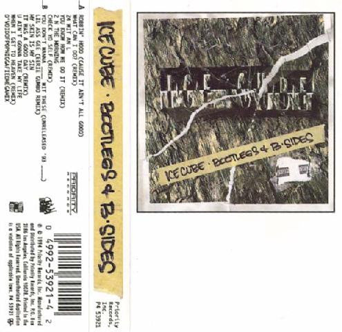 Ice Cube : Bootlegs & B-Sides (Cass, Comp, Tar)