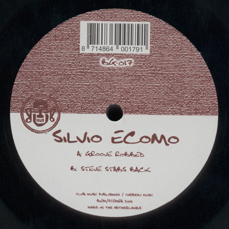 Silvio Ecomo : Groove Robbed (12", EP)