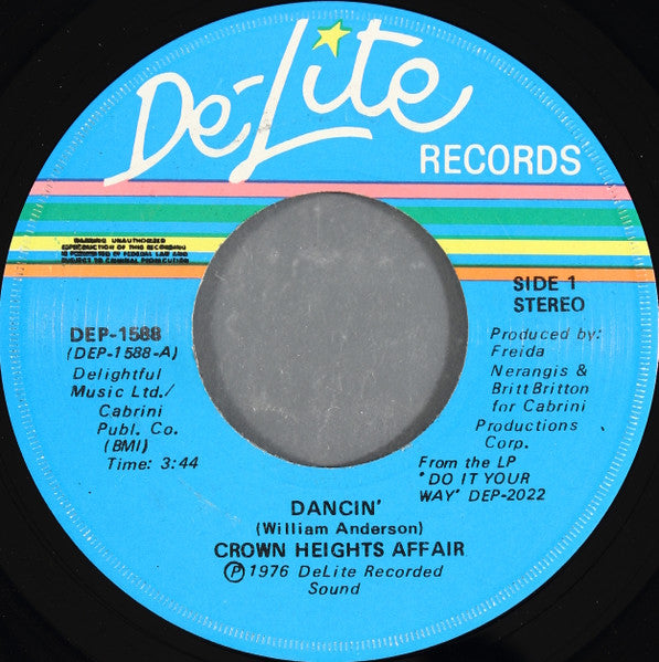 Crown Heights Affair : Dancin' / Love Me (7")