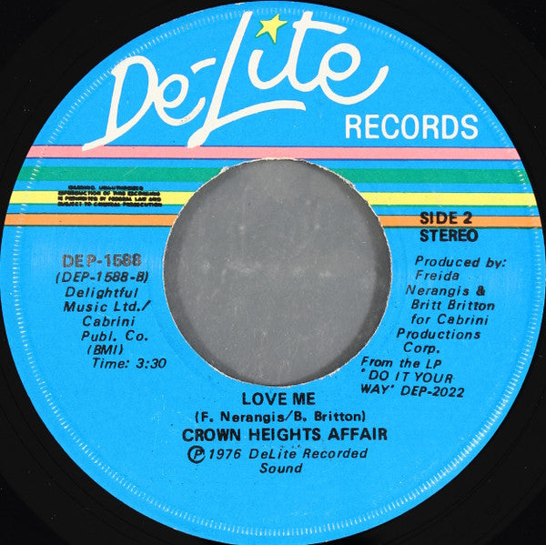 Crown Heights Affair : Dancin' / Love Me (7")