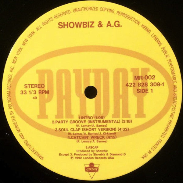 Showbiz & A.G. : Party Groove / Soul Clap (12", RE)
