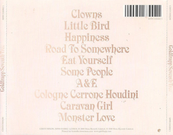 Goldfrapp : Seventh Tree (CD, Album)