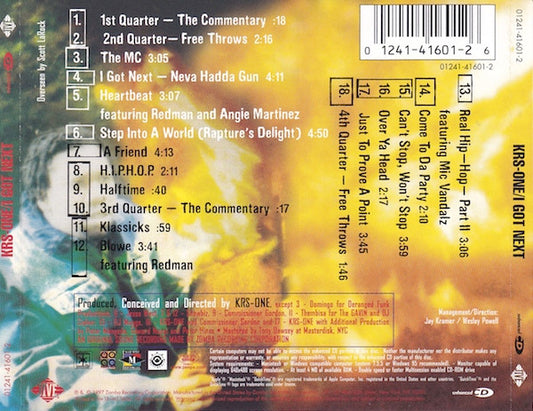 KRS-One : I Got Next (CD, Album, Enh)