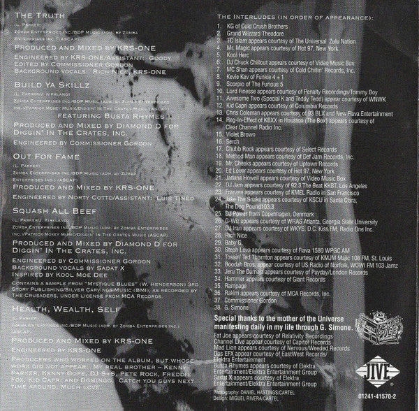 KRS-One : KRS ONE (CD, Album)