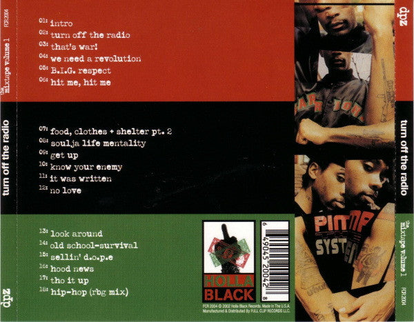 DPZ : Turn Off The Radio: The Mixtape Volume 1 (CD, Mixed)