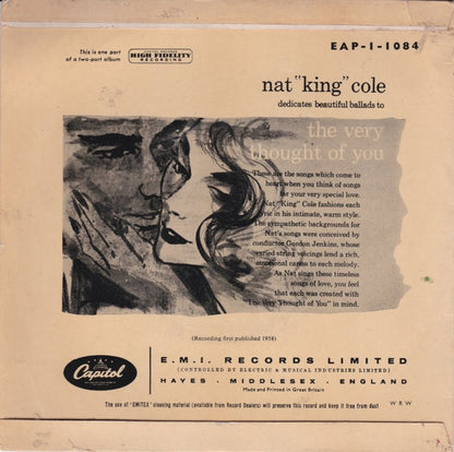 Nat "King" Cole* : The Very Thought Of You (Part 1) (7", EP)