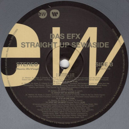 Das EFX : Straight Up Sewaside (LP, Album, Ltd, Num, RE, Sil)