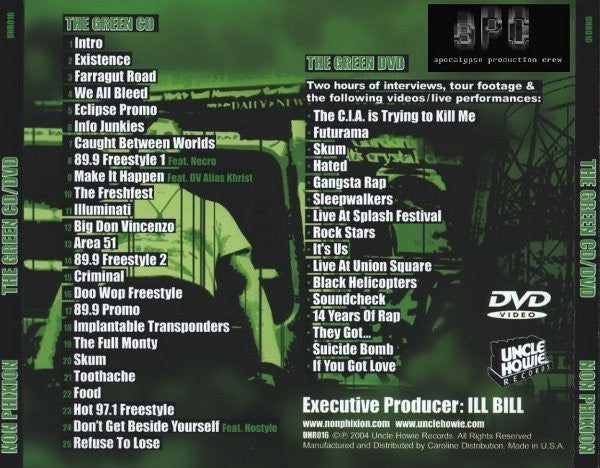 Non Phixion : The Green CD/DVD (CD, Album + DVD)