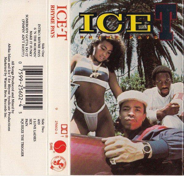 Ice-T : Rhyme Pays (Cass, Album, Whi)