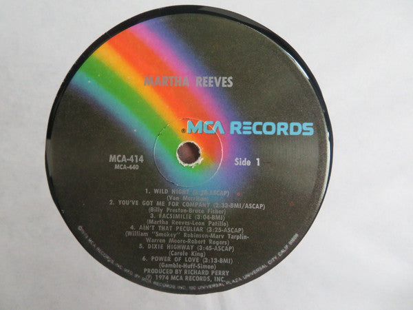 Martha Reeves : Martha Reeves (LP, Album)