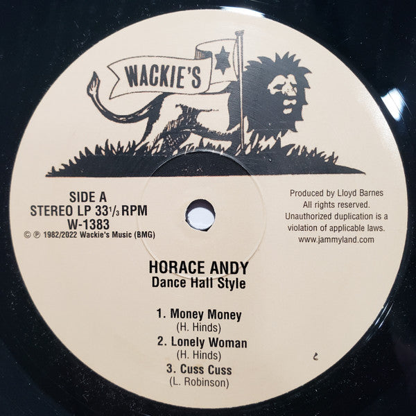 Horace Andy : Dance Hall Style (LP, Album, RE, RP)