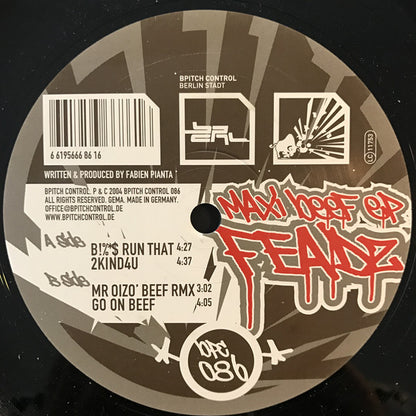 Feadz : Maxi Beef EP (12", EP)