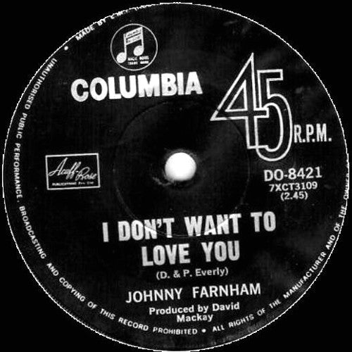 Johnny Farnham* : Jamie (7", Single)