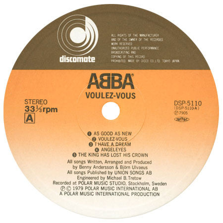 ABBA = ABBA : Voulez-Vous = ヴーレ・ヴー (LP, Album, JVC)