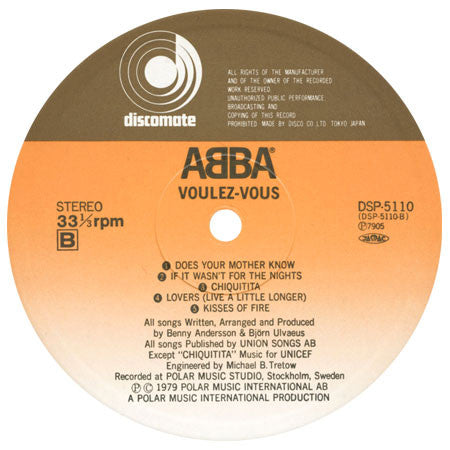 ABBA = ABBA : Voulez-Vous = ヴーレ・ヴー (LP, Album, JVC)
