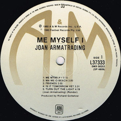Joan Armatrading : Me Myself I (LP, Album)