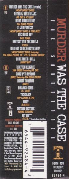 Various : Murder Was The Case (The Soundtrack) (Cass, Comp)