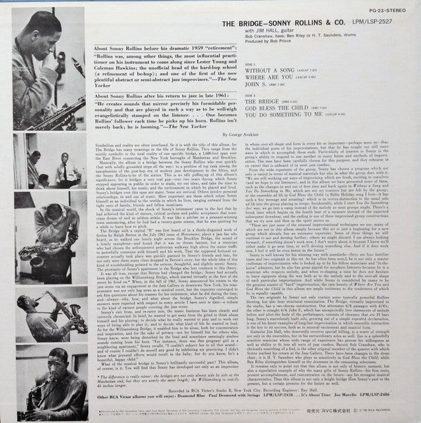 Sonny Rollins = ソニー・ロリンズ* : The Bridge = 橋 (LP, Album, Ltd, RE)