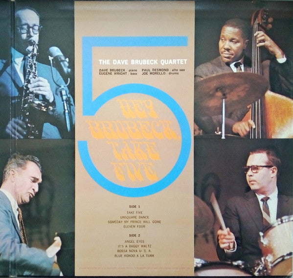 The Dave Brubeck Quartet : Hey Brubeck, Take Five (LP, Comp, Gat)