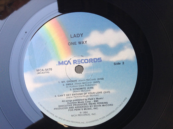 One Way : Lady (LP, Album, Pin)