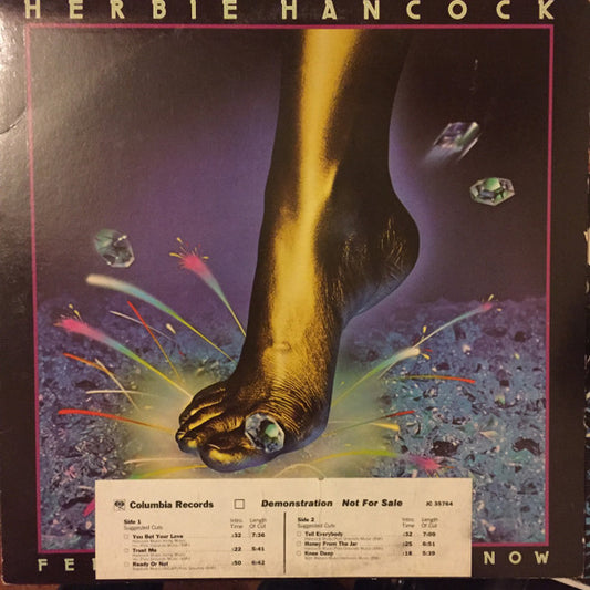 Herbie Hancock : Feets Don't Fail Me Now (LP, Album, Promo)