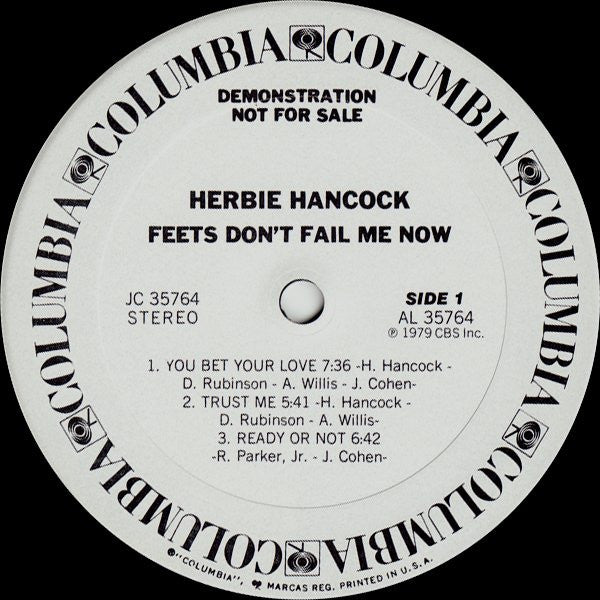 Herbie Hancock : Feets Don't Fail Me Now (LP, Album, Promo)