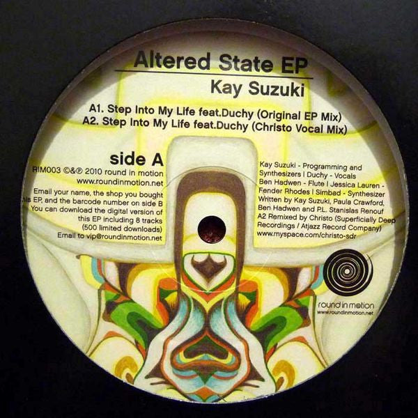 Kay Suzuki : Altered State EP (12", EP)