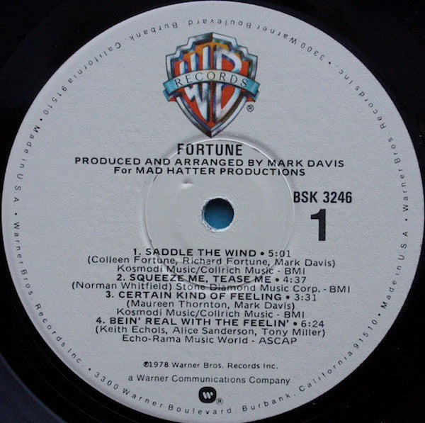 Fortune (2) : Fortune (LP, Album, Gat)