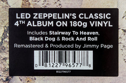 Led Zeppelin : Untitled (LP, Album, RE, RM, Gat)